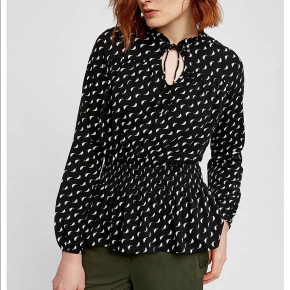 people tree Tops - PEOPLE TREE | Organic Cotton Evette Cat Top H1